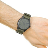 Buy Shop Calvin Klein Tone Green Dial Green NATO Strap Watch for Men - K7K514WL USA Online