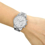 Buy Shop Michael Kors Ritz Silver Dial Silver Steel Strap Watch for Women - MK6428 USA Online