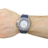 Buy Shop Tommy Hilfiger Windsurf White Dial Blue Rubber Strap Watch for Men - 1791113 USA Online