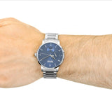 Buy Shop Hugo Boss Oxygen Chronograph Blue Dial Silver Steel Strap Watch for Men - 1513597 USA Online