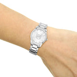Buy Shop Gucci G Timeless Quartz Silver Dial Silver Steel Strap Watch For Women - YA126595 USA Online