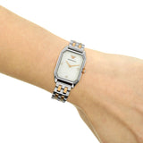 Buy Shop Emporio Armani Gianni T Bar Mother of Pearl Dial Two Tone Steel Strap Watch For Women - AR11146 USA Online