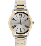 Buy Shop Michael Kors Hartman Quartz White Dial Two Tone Steel Strap Watch For Women - MK3521 USA Online