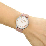 Buy Shop Coach Perry Mother of Pearl Pink Dial Pink Leather Strap Watch for Women - 14503244 USA Online