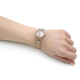 Buy Shop Versace Mini Virtus Quartz White Dial Gold Steel Strap Watch For Men - VET300221 USA Online