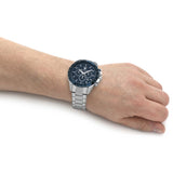 Maserati Traguardo Chronograph Blue Dial 45mm Stainless Steel Watch For Men - R8873612043