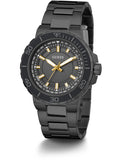 Buy Shop Guess Track Black Dial Black Steel Strap Watch for Men - GW0426G3 USA Online