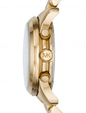 Buy Shop Michael Kors Runway Iridescent Pink Dial Gold Steel Strap Watch for Women - MK5939 USA Online