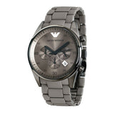 Buy Shop Emporio Armani Sportivo Chronograph Brown Dial Brown Steel Strap Watch For Men - AR5950 USA Online