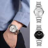 Buy Shop Calvin Klein Stately Silver Dial Silver Steel Strap Watch for Women - K3G23128 USA Online