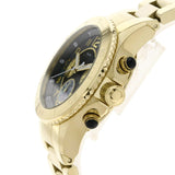 Buy Shop Marc Jacobs Rock Chronograph Black Dial Gold Steel Strap Watch for Women - MBM3253 USA Online
