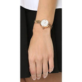 Buy Shop Marc Jacobs Courtney White Dial Rose Gold Steel Strap Watch for Women - MJ3458 USA Online