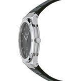 Buy Shop Salvatore Ferragamo F-80 Classic Black Dial Black Leather Strap Watch for Men - SFDT00219 USA Online