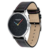 Buy Shop Coach Perry Black Dial Black Leather Strap Watch for Women - 14503033 USA Online