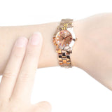 Buy Shop Marc Jacobs Amy Rose Gold Dial Rose Gold Steel Strap Watch for Women - MBM3219 USA Online