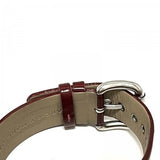 Buy Shop Marc Jacobs Amy Red Dial Burgundy Leather Strap Watch for Women - MBM1162 USA Online