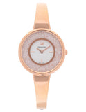 Buy Shop Swarovski Crystalline Bracelet White Dial Rose Gold Steel Strap Watch for Women - 5269250 USA Online