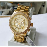 Buy Shop Michael Kors Runway Gold Dial Gold Steel Strap Watch for Women - MK5575 USA Online