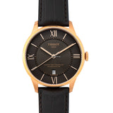 Buy Shop Tissot Chemin des Tourelles Powermatic 80 Brown Dial Brown Leather Strap Watch for Men - T099.407.36.448.00 USA Online