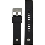 Buy Shop Diesel Mini Daddy Black Silver Dial Black Leather Strap Watch For Men - DZ7307 USA Online