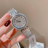 Buy Shop Michael Kors Darci Silver Dial Silver Steel Strap Watch for Women - MK3437 USA Online