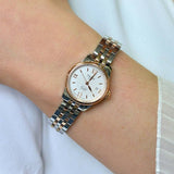 Buy Shop Tissot Le Locle Automatic Small Lady Silver Dial Two Tone Steel Strap Watch For Women - T41.2.183.33 USA Online