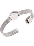 Buy Shop Calvin Klein Minimal Grey Dial Silver Mesh Bracelet Watch for Women - K3M53154 USA Online