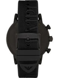 Buy Shop Emporio Armani Luigi Chronograph Black Dial Black Rubber Strap Watch For Men - AR11024 USA Online