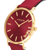 Buy Shop Coach Perry Red Dial Red Leather Strap Watch for Women - 14503852 USA Online