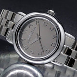Buy Shop Marc Jacobs Marc Silver Dial Silver Steel Strap Watch for Women - MBM3173 USA Online