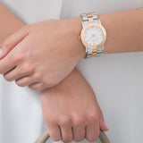 Buy Shop Marc Jacobs Amy Silver Dial Two Tone Steel Strap Watch for Women - MBM3194 USA Online