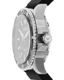 Buy Shop Emporio Armani Meccanico Automatic Black Dial Black Silicone Strap Watch For Men - AR60062 USA Online