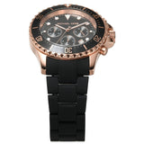 Buy Shop Michael Kors Everest Chronograph Black Dial Black Silicone Strap Watch For Men - MK9055 USA Online
