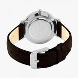 Buy Shop Daniel Wellington Classic Petite York Black Dial Brown Leather Strap Watch For Women - DW00100238 USA Online