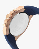 Buy Shop Guess Jolt Analog Blue Dial Blue Steel Strap Watch for Men - W0377G4 USA Online