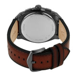 Buy Shop Fossil Everett Chronograph Grey Dial Brown Leather Strap Watch for Men - FS5799 USA Online