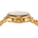 Buy Shop Michael Kors Runway Chronograph Gold Dial Gold Steel Strap Watch For Women - MK7326 USA Online