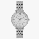 Buy Shop Fossil Jacqueline White Dial Silver Steel Strap Watch for Women - ES3545 USA Online