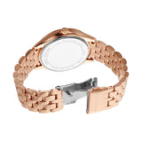 Buy Shop Michael Kors Harlowe Rose Gold Dial Rose Gold Steel Strap Watch For Women - MK4710 USA Online