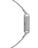 Buy Shop Daniel Wellington Quadro Studio White Dial Silver Mesh Bracelet Watch For Women - DW00100521 USA Online