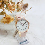 Buy Shop Michael Kors Pyper Quartz White Dial Pink Leather Strap Watch For Women - MK2741 USA Online