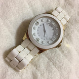 Buy Shop Marc Jacobs Pelly White Dial White SIlicone Strap Watch for Women - MBM2525 USA Online