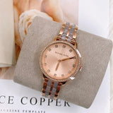 Buy Shop Michael Kors Melissa Analog Rose Gold Dial Rose Gold Steel Strap Watch For Women - MK4396 USA Online