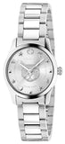 Buy Shop Gucci G Timeless Quartz Silver Dial Silver Steel Strap Watch For Women - YA126595 USA Online