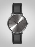Buy Shop Hugo Boss Modern Grey Dial Black Leather Strap Watch for Men - 1513540 USA Online