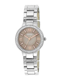 Buy Shop Fossil Virginia Taupe Dial Silver Steel Strap Watch for Women - ES4147 USA Online