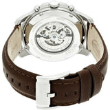 Buy Shop Fossil Grant Automatic White Dial Brown Leather Strap Watch for Men - ME3027 USA Online