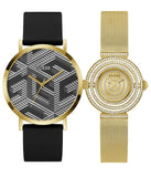Buy Shop Guess Dream Quartz Gold Dial Gold Mesh Strap Watch For Women - GW0550L2 USA Online