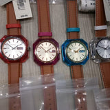 Buy Shop Fossil Candy White Dial Brown Leather Strap Watch for Women - ES3539 USA Online