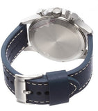 Buy Shop Fossil Nate Chronograph White Dial Blue Leather Strap Watch for Men - JR1480 USA Online